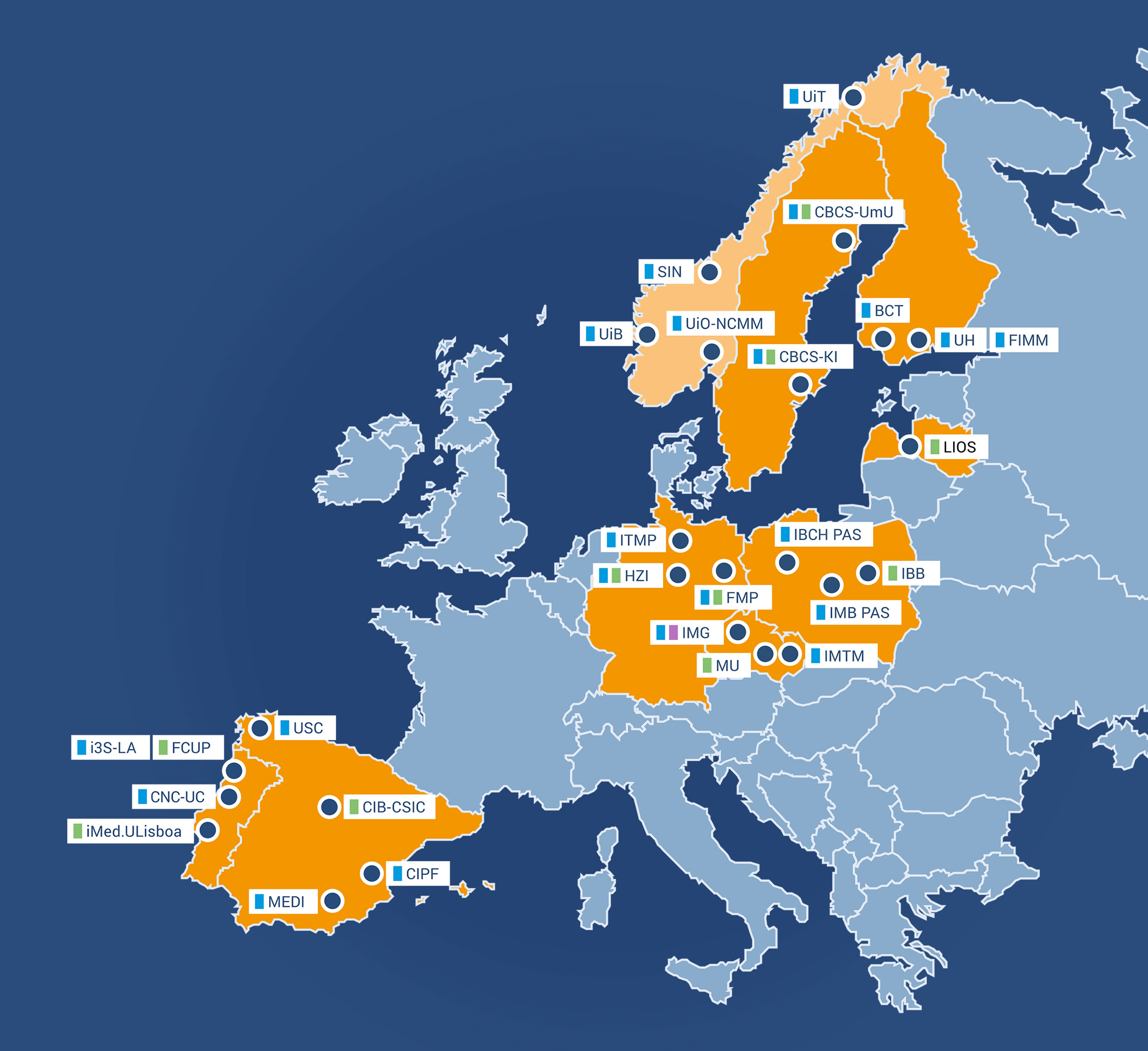 EU-OPENSCREEN Partner Sites 2024