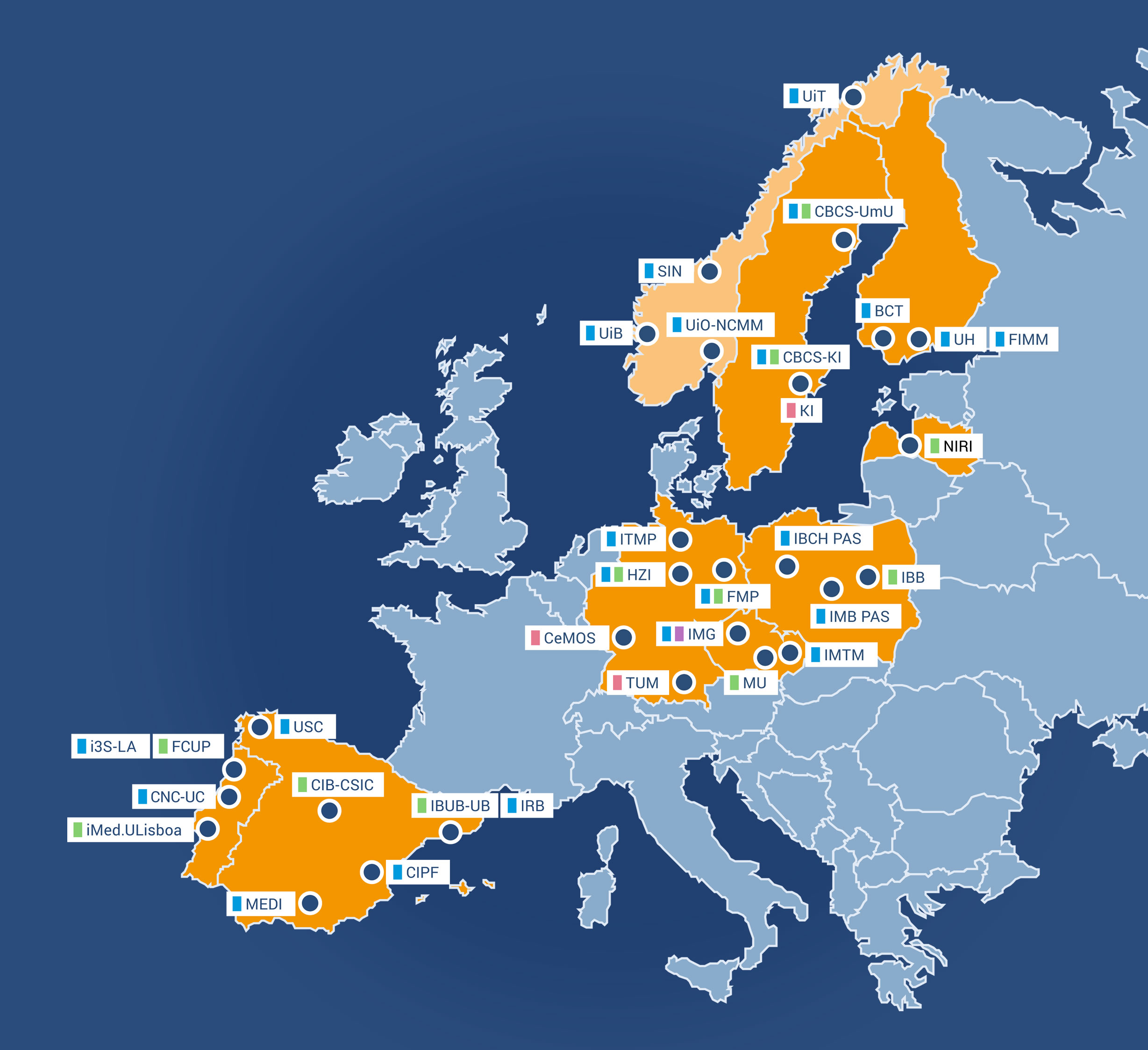 EU-OPENSCREEN Partner Sites 2024